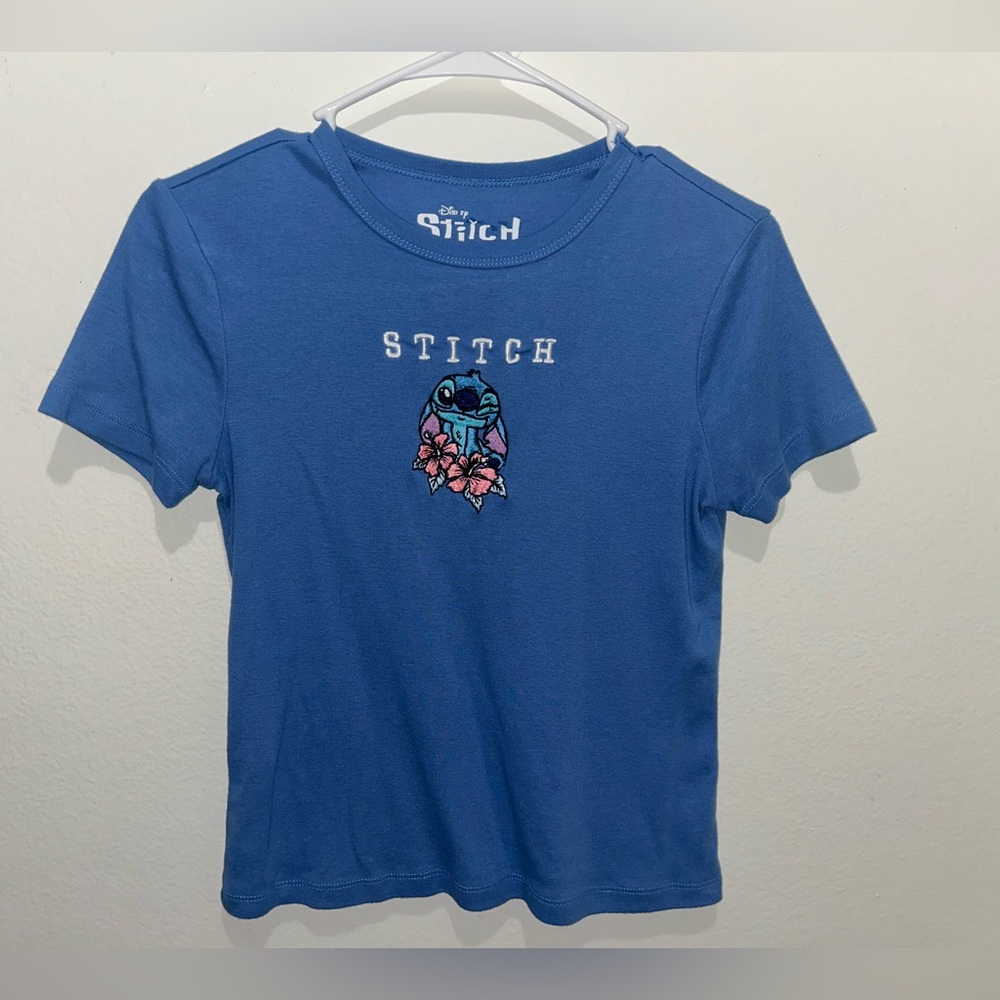 blue lilo & stitch shirt